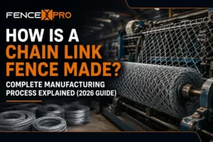 Read more about the article How Is a Chain Link Fence Made? Complete Manufacturing Process Explained (2026 Guide)