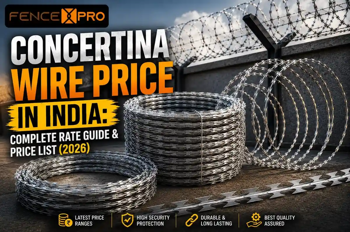 Read more about the article Concertina Wire Price in India: Complete Rate Guide, Price List & Buying Factors